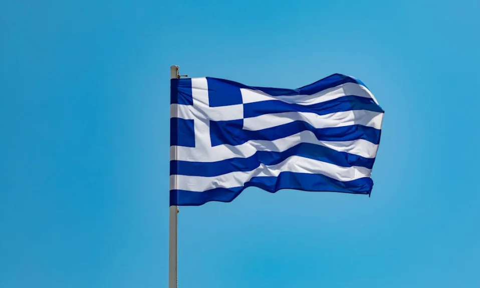 Photo Greek flag